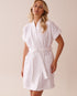 La Vie en Rose_Brilliant White_Short Sleeve Spa Robe_40600204_10000_01