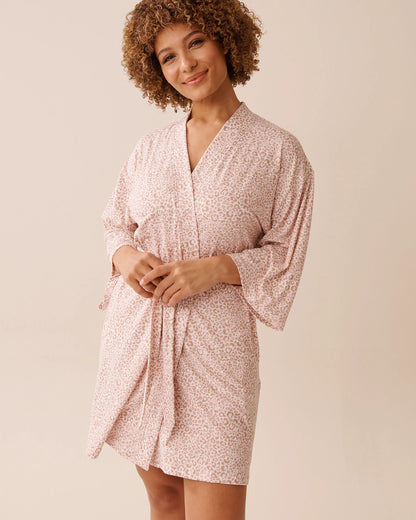 La Vie en Rose_Pale Lilac Leopard_Pink Leopard Print Super Soft Kimono_40600210_P50099_03