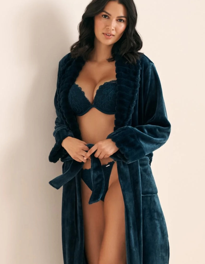 La Vie en Rose_Reflecting Pond_Luxury Edition Long Faux Fur and Soft Plush Robe_40600211_40241_06