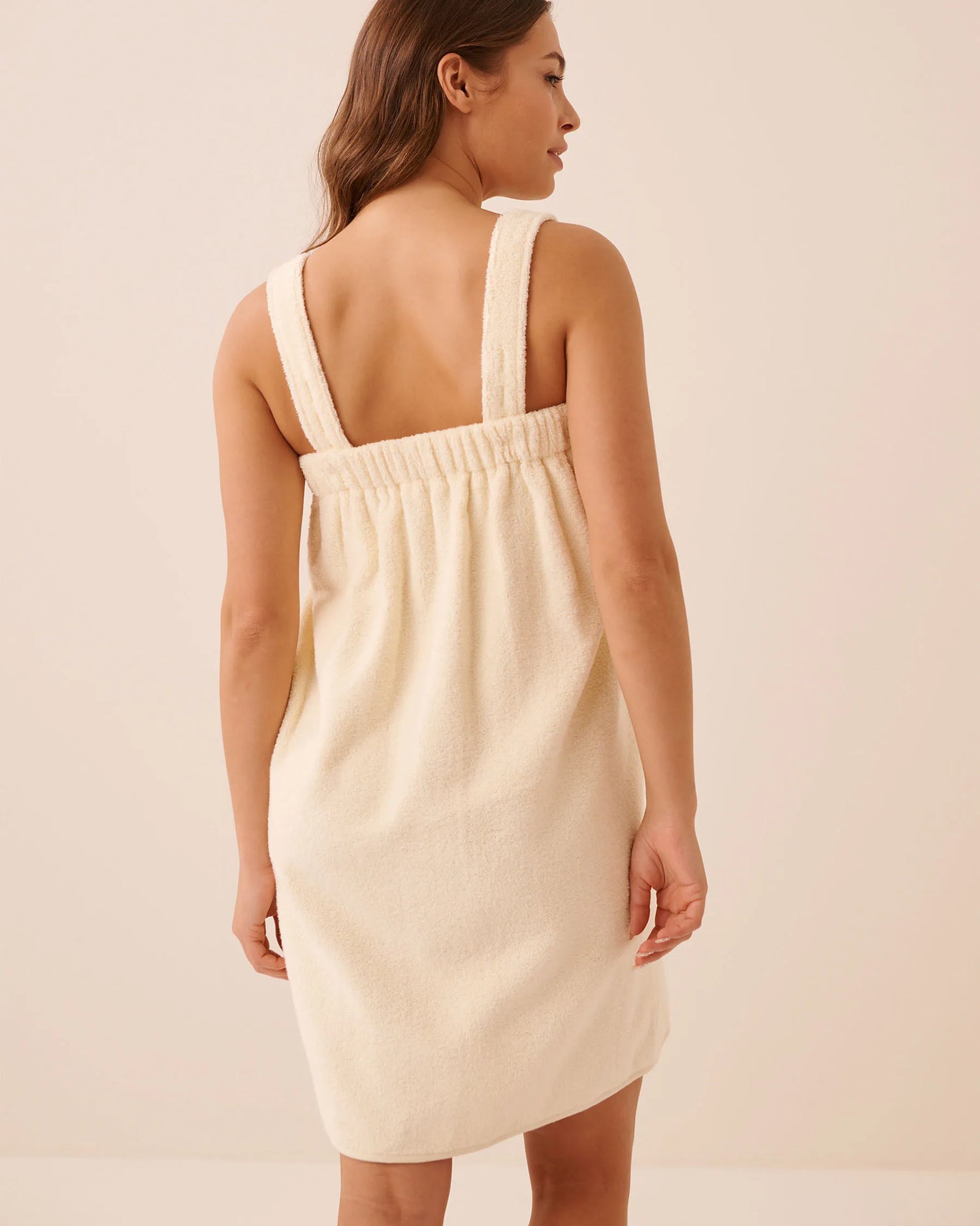 La Vie en Rose Almond Oil Women Terry Body Wrap &amp; Hair Towel Set SKU: 40600229_70110 Image 02