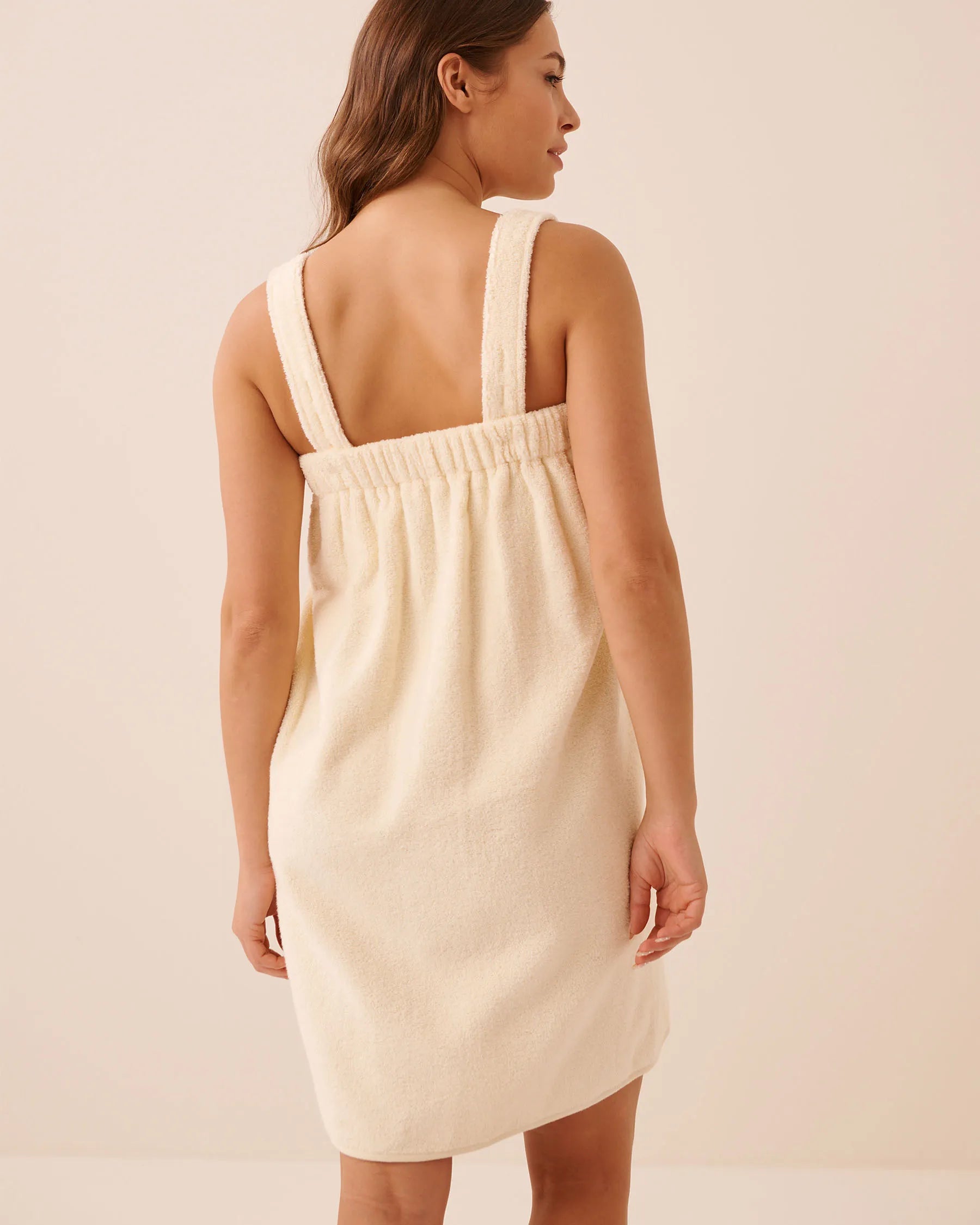 La Vie en Rose Almond Oil Women Terry Body Wrap &amp; Hair Towel Set SKU: 40600229_70110 Image 02