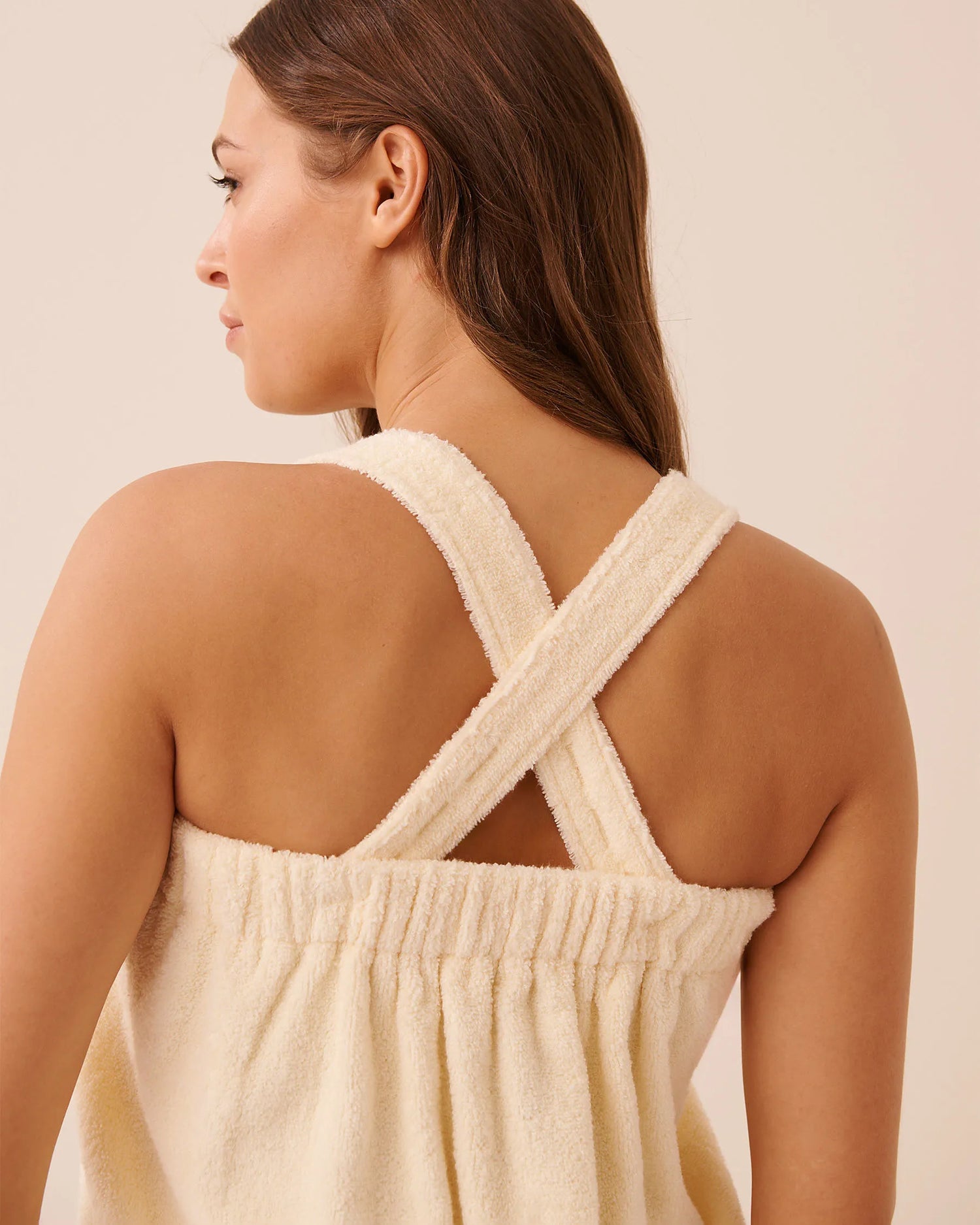 La Vie en Rose Almond Oil Women Terry Body Wrap &amp; Hair Towel Set SKU: 40600229_70110 Image 03