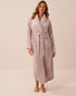 La Vie en Rose Violet Ice Women Long Faux Fur And Soft Plush Robe SKU: 40600234_50067 Image 01