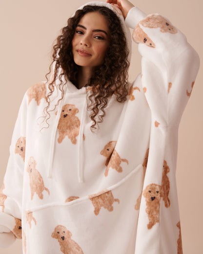 Dog Print Soft Plush Oversized Hoodie_40700337_P10419_03