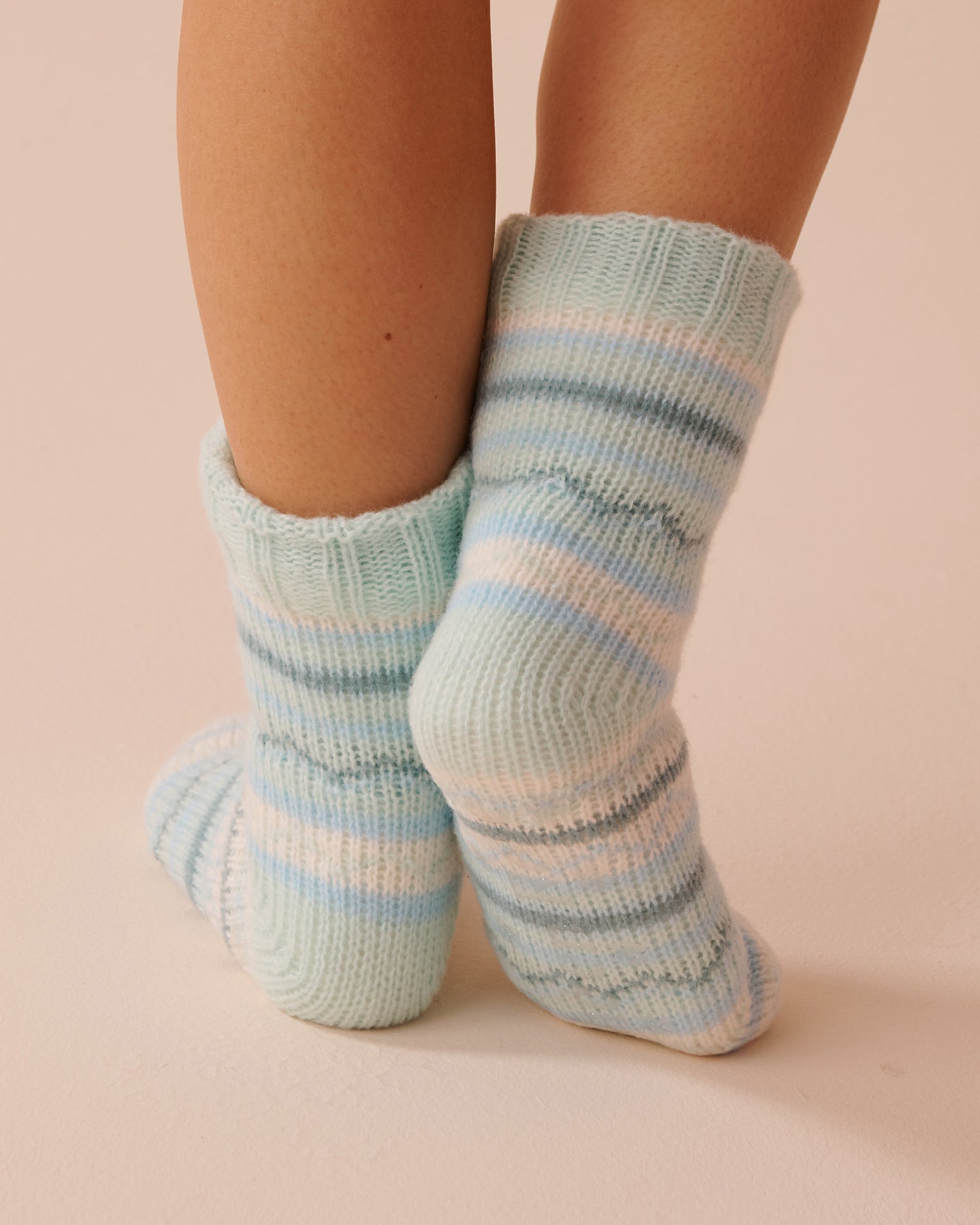 Striped Knit and Sherpa Socks_40700353_P40405_02