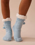 Pompom Knit and Sherpa Socks_40700365_40145_01