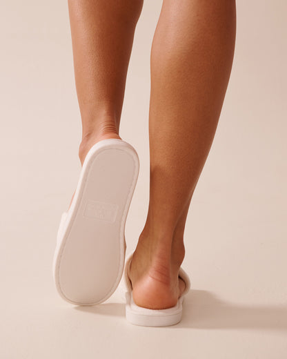 La Vie en Rose_Terry Velour Slippers_40700378_10011_02