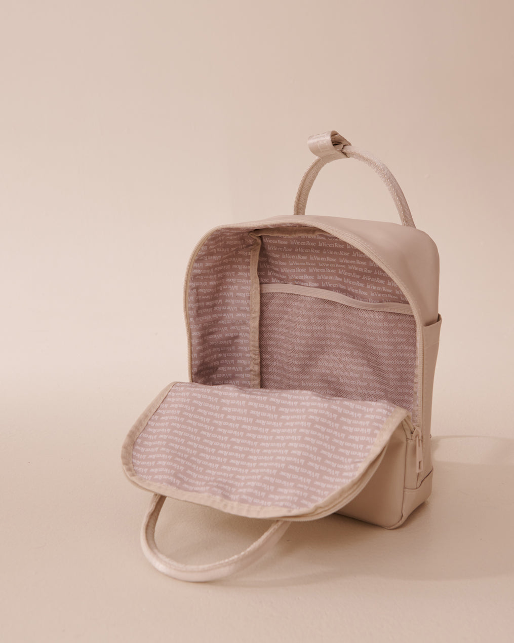La Vie en Rose_Pumice Stone_Mini Backpack_40700392_00041_02