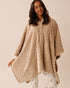 La Vie en Rose_Goat Cable_Cable Effect Soft Plush Hooded Cape_40700414_P20074_01
