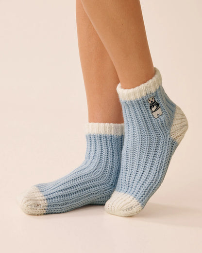 La Vie en Rose_Cashmere Blue_Embroidered Gingerbread Socks_40700423_40248_03