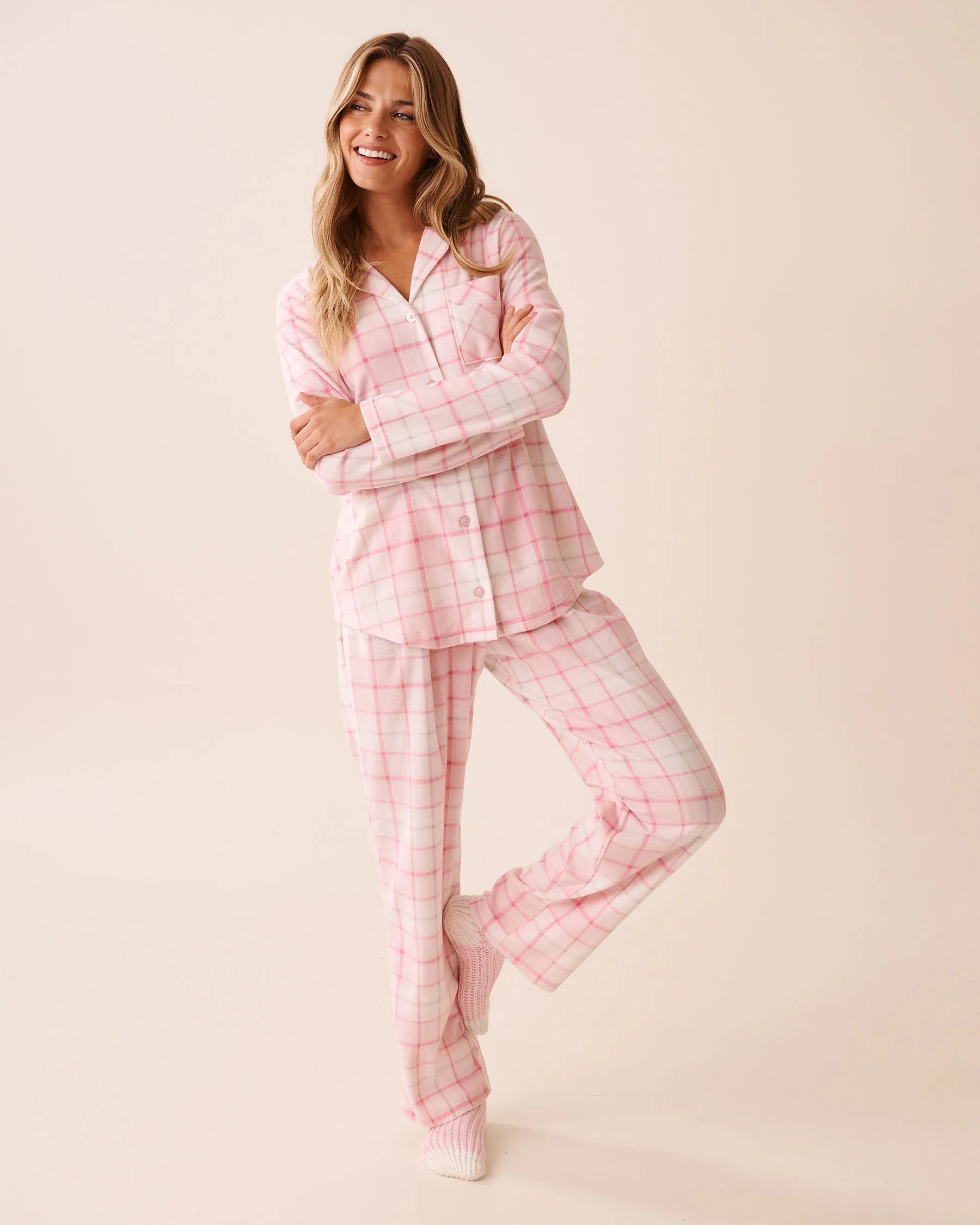 La Vie en Rose_Cherry Blossom_Embroidered Gingerbread Socks_40700423_60074_04