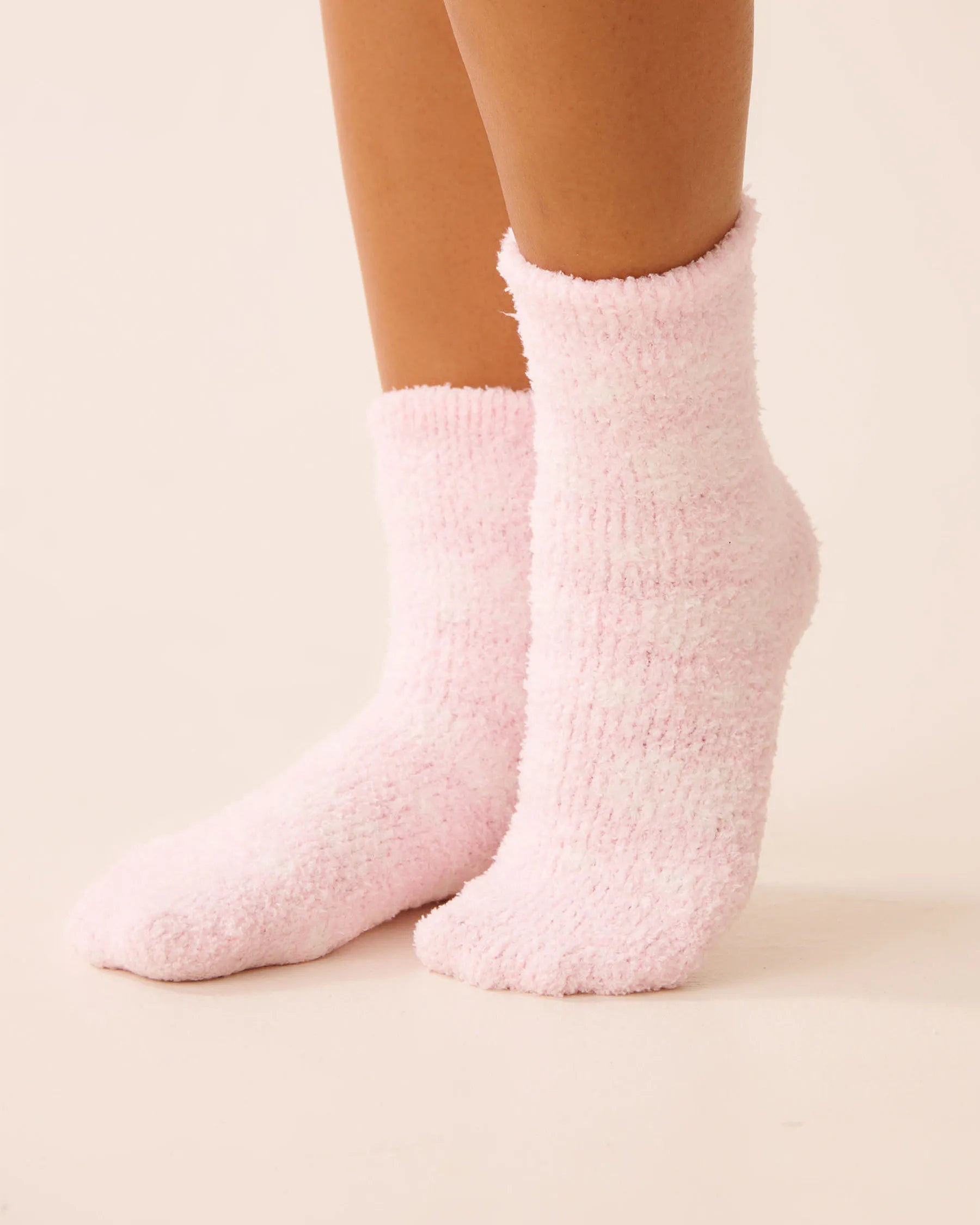 La Vie en Rose_Cherry Blossom&amp;Snow White Nord_Plush Teddy Bear Socks_40700425_P60433_02