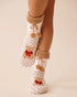 La Vie en Rose_Brush Dot_Long Knit and Sherpa Deer Socks_40700426_P10567_01