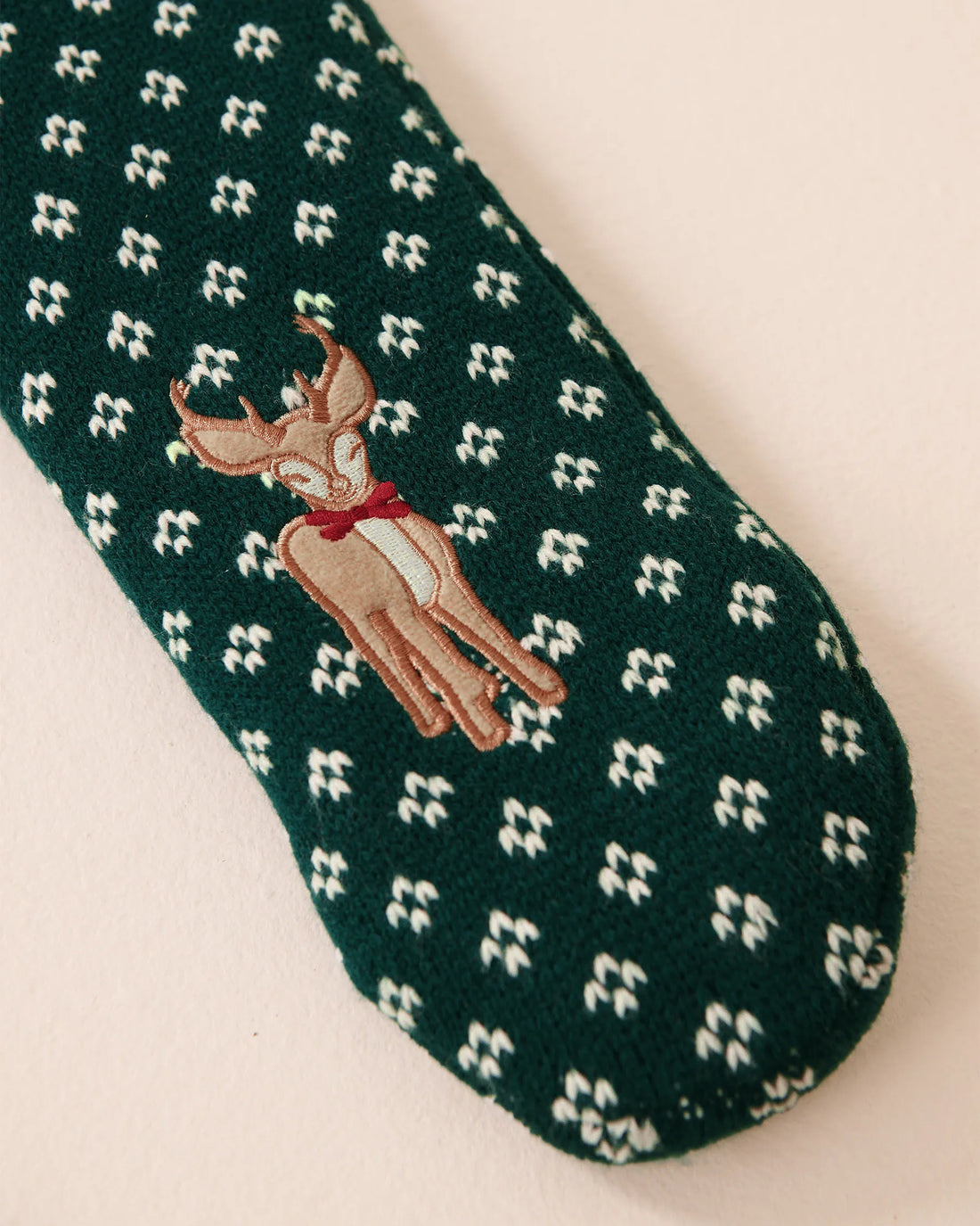 La Vie en Rose_Botanical Garden Dot_Long Knit and Sherpa Deer Socks_40700426_P30138_01