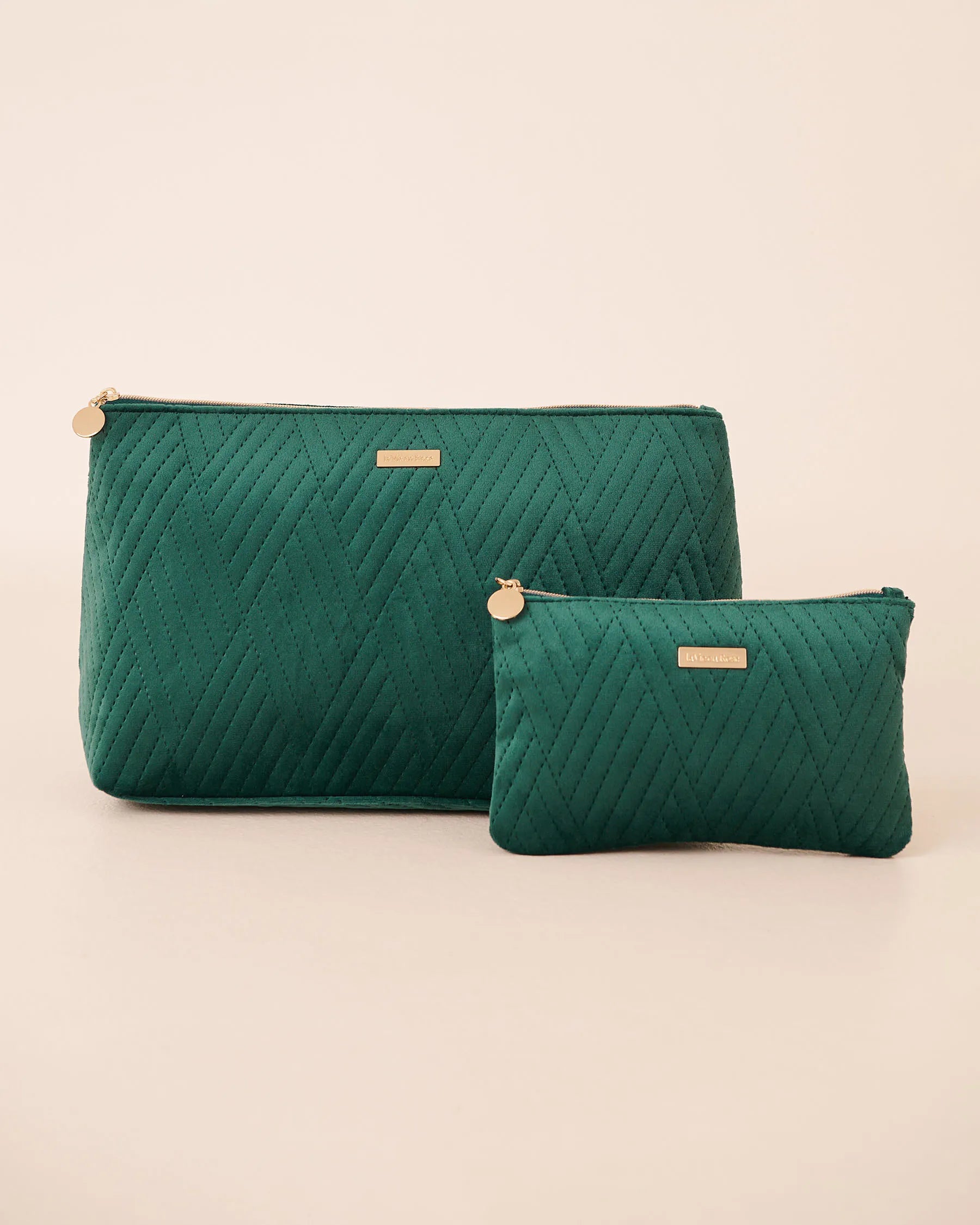 La Vie en Rose_Botanical Garden_2-In-1 Velvet Cosmetic Bag, Accessories_40700428_30140_02
