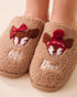 La Vie en Rose_Brush_Deer Embroidered Curly Fur Slippers_40700437_20112_01