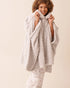 La Vie en Rose_Quiet Gray Cable_Cable Effect Soft Plush Hooded Cape_40700442_P00472_01