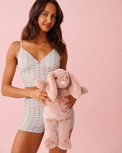 La Vie en Rose Brush Women Stuffed Rabbit SKU: 40700448_20112 Image 02