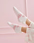 La Vie en Rose Snow White Teddy Face Women Teddy Bear Print Pompom Soft Plush Socks SKU: 40700456_P10581 Image 01