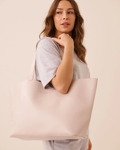 La Vie en Rose Pumice Stone Women Faux Leather Tote Bag SKU: 40700467_00041 Image 07