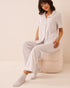 La Vie en Rose Quiet Gray Gingham Women Ribbed Socks SKU: 40700469_P00516 Image 01