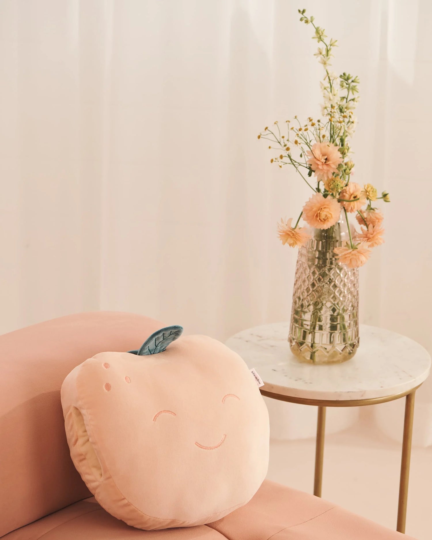 La Vie en Rose Peach Melba Women Peach Hand Warmer Pillow SKU: 40700471_70099 Image 00