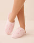 La Vie en Rose Festival Bloom Women Lobster Embroidered Curly Fur Slippers SKU: 40700474_60244 Image 01