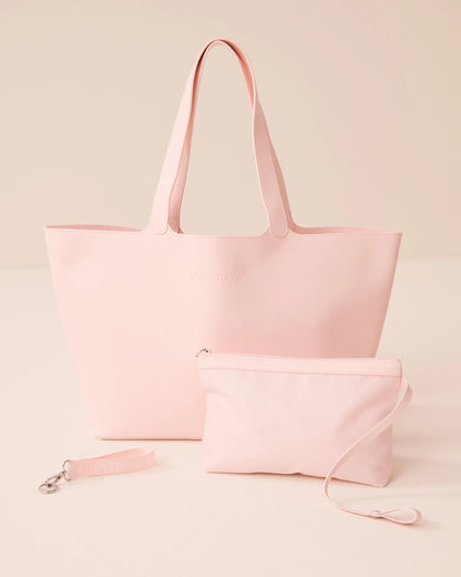 La Vie en Rose Blushing Bride Women Faux Leather Tote Bag SKU: 40700478_60000 Image 01