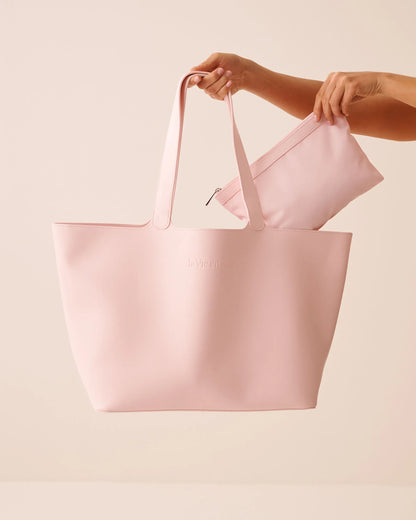 La Vie en Rose Blushing Bride Women Faux Leather Tote Bag SKU: 40700478_60000 Image 02
