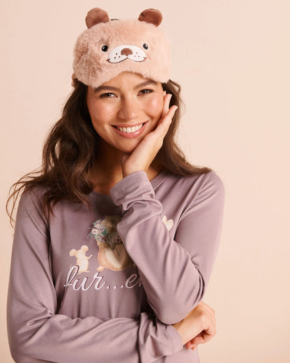 La Vie en Rose Mahogany Rose Women Chicken Sleep Mask SKU: 40700495_60259 Image 02