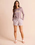 La Vie en Rose Mahogany Rose Women Plush Groundhog Socks SKU: 40700502_60259 Image 01