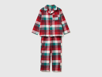 Benetton_Red_Flannel Tartan Pyjamas_40EP0P009_906_01