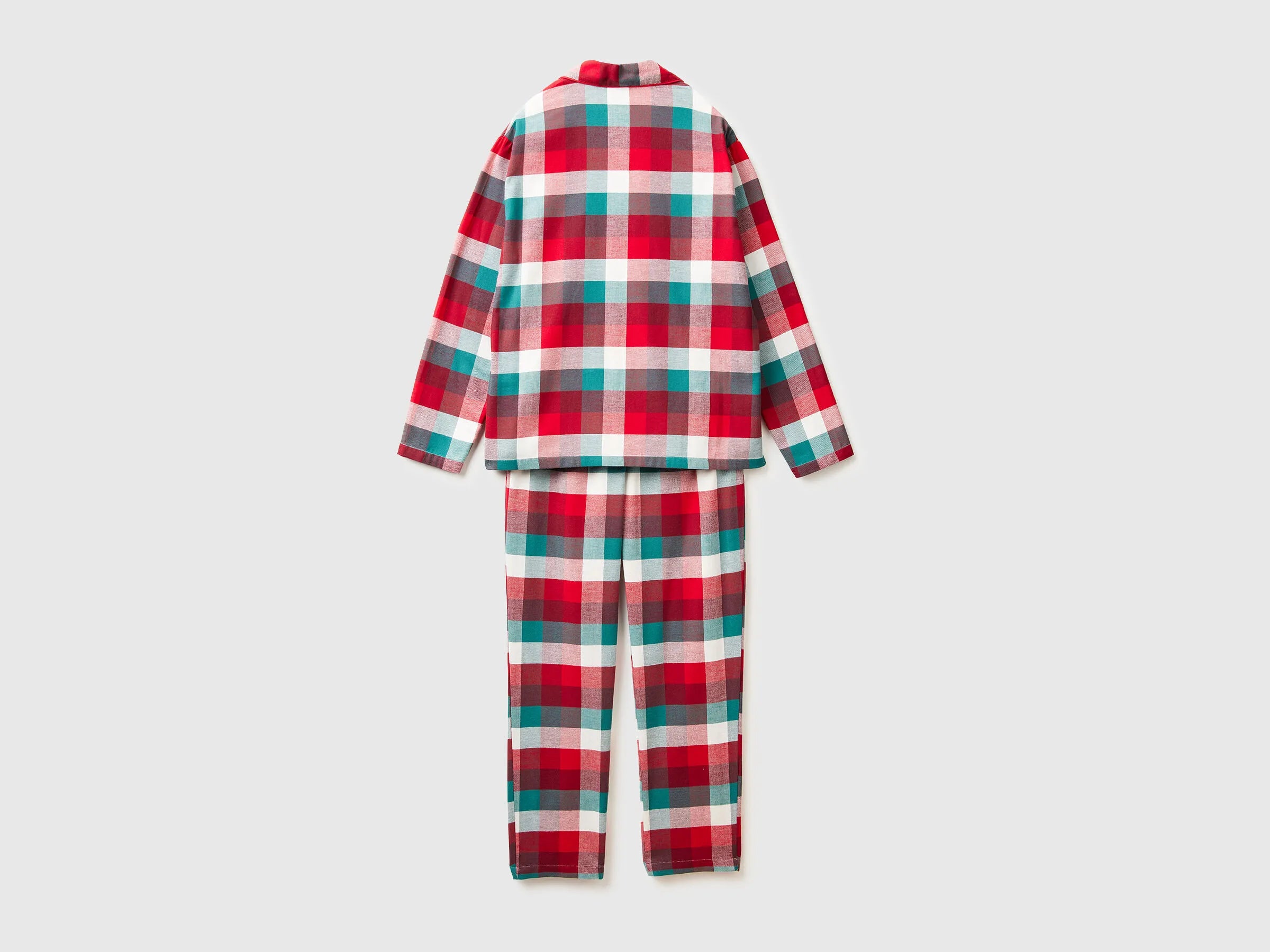 Benetton_Multi-color_Check Christmas Pyjamas in Flannel_40EP4P00C_906_02