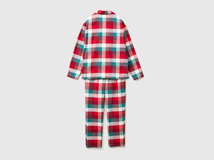 Benetton_Multi-color_Check Christmas Pyjamas in Flannel_40EP4P00C_906_02