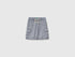 Benetton Blue Boys Linen Blend Cargo Bermuda Shorts SKU: 40G8C904J_903 Image 01
