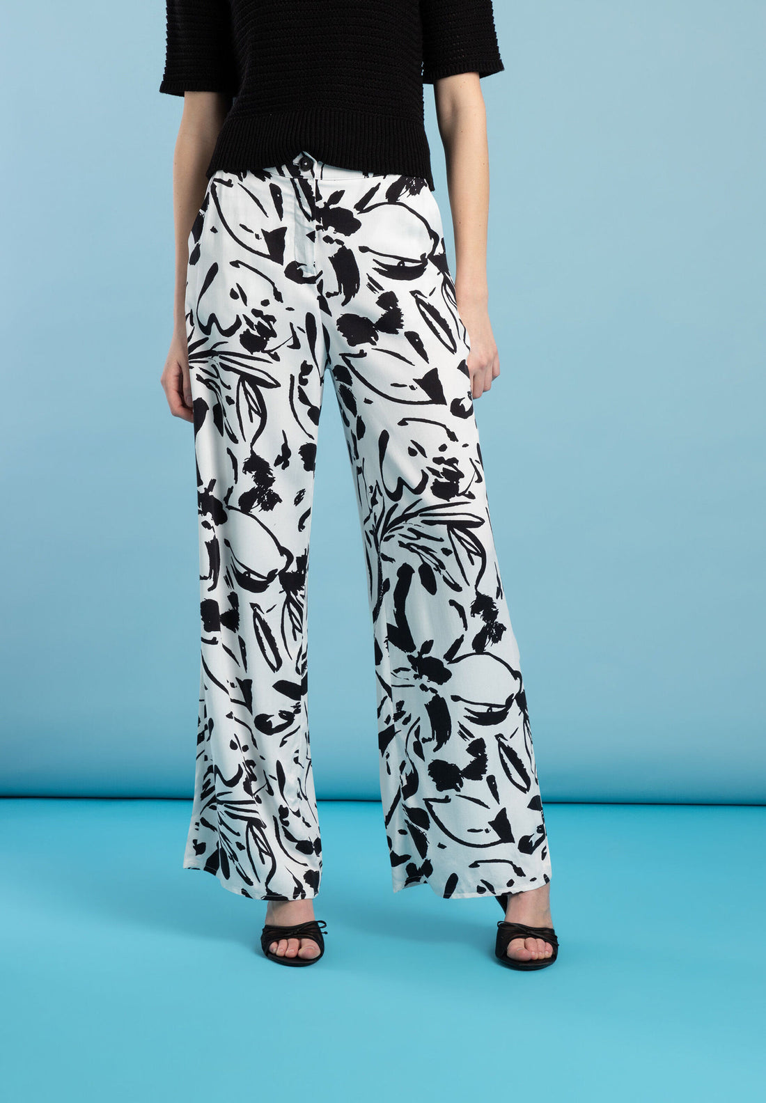 Wide Leg Printed Trousers_41034008_2022_01