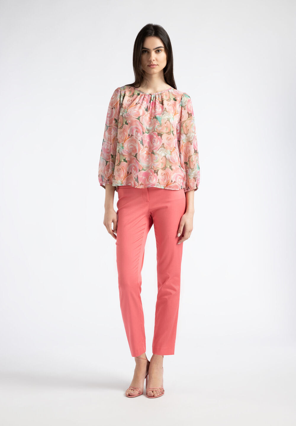 Chiffon Blouse With Rose Print_41042050_4835_02