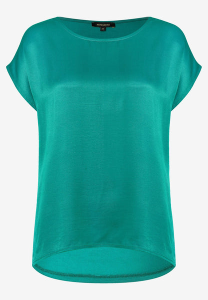 Green Shirt With Satin Front_41050438_0657_04