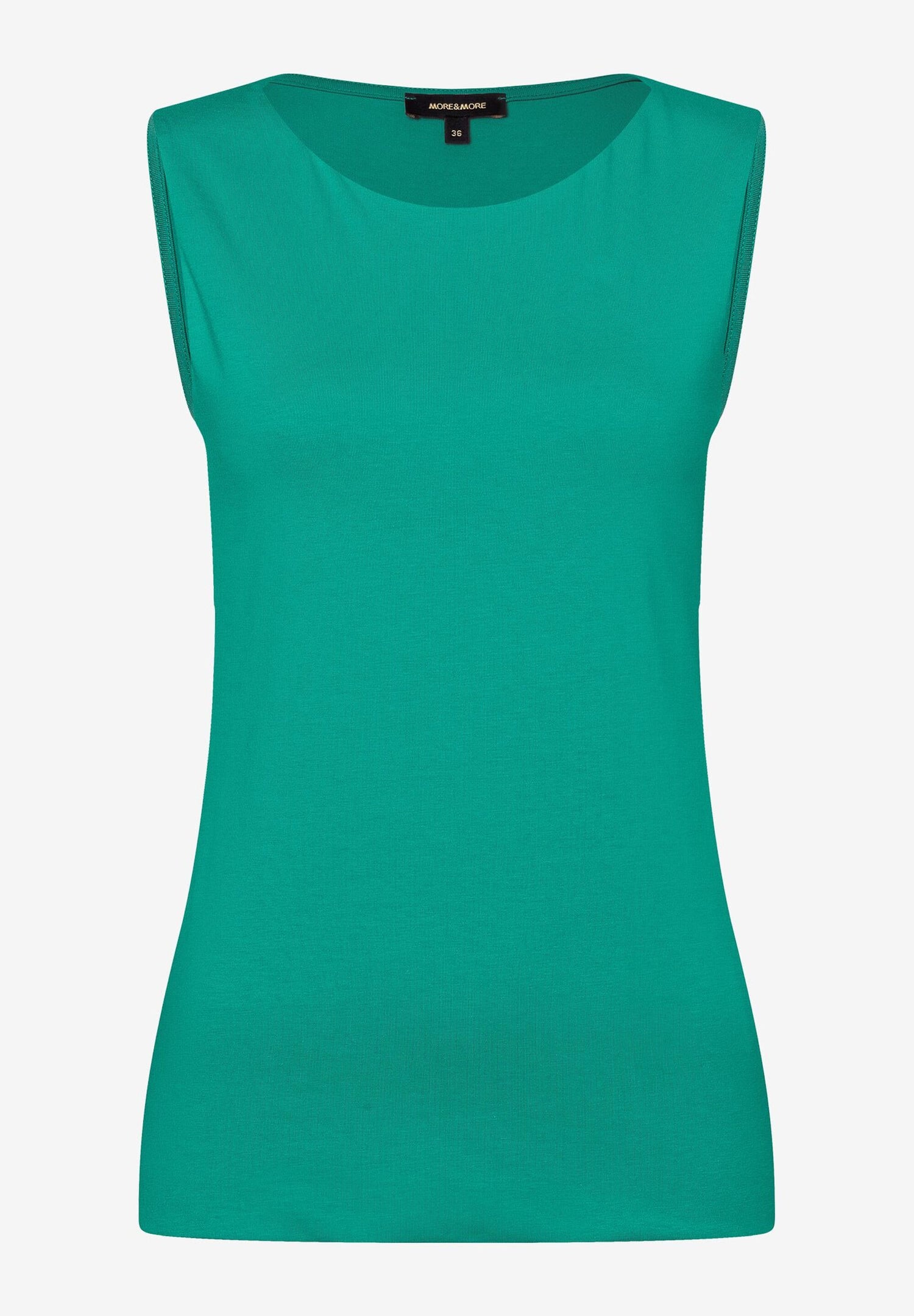 Green Cotton/Stretch Top_41050566_0657_01