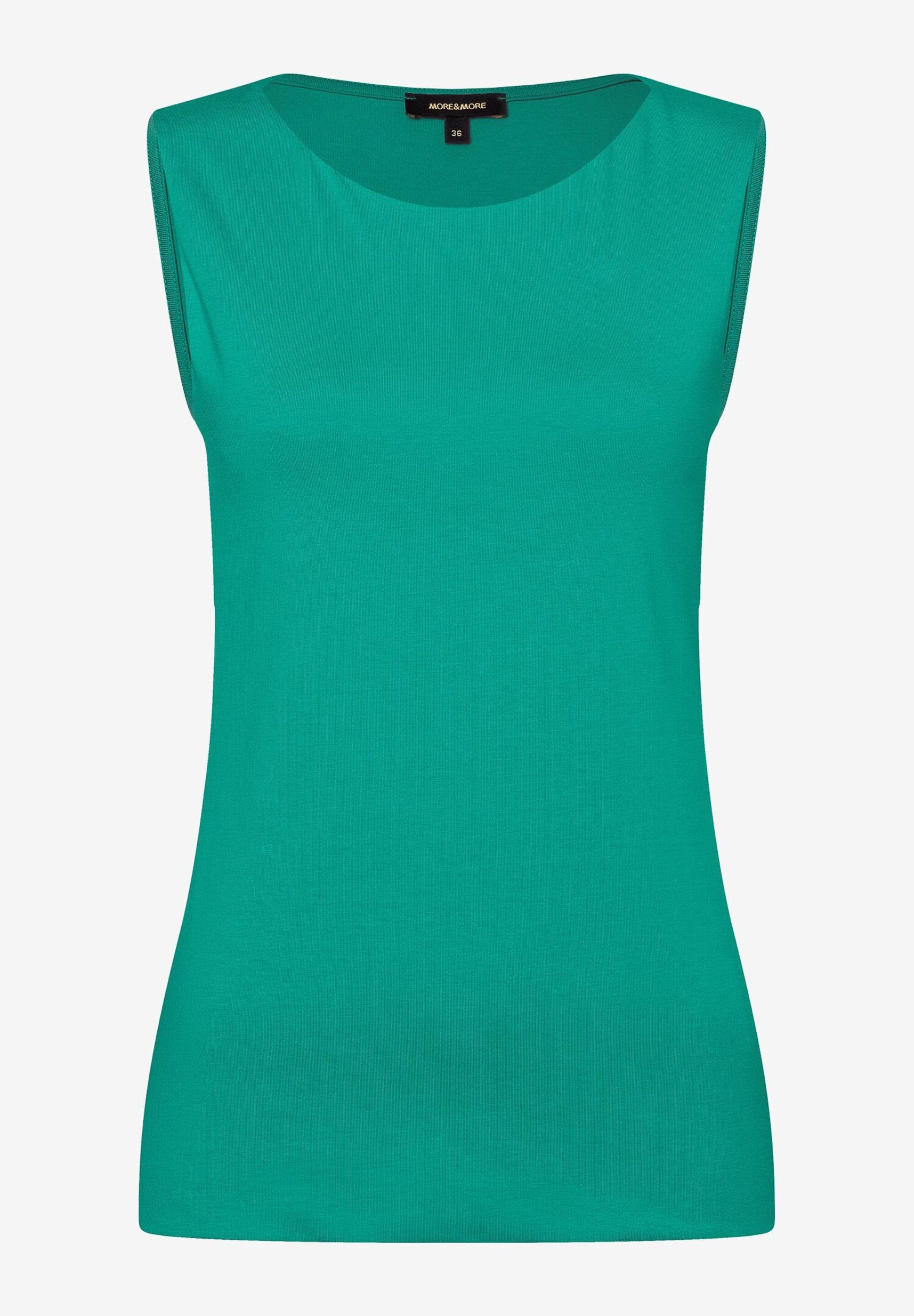 Green Cotton/Stretch Top_41050566_0657_01