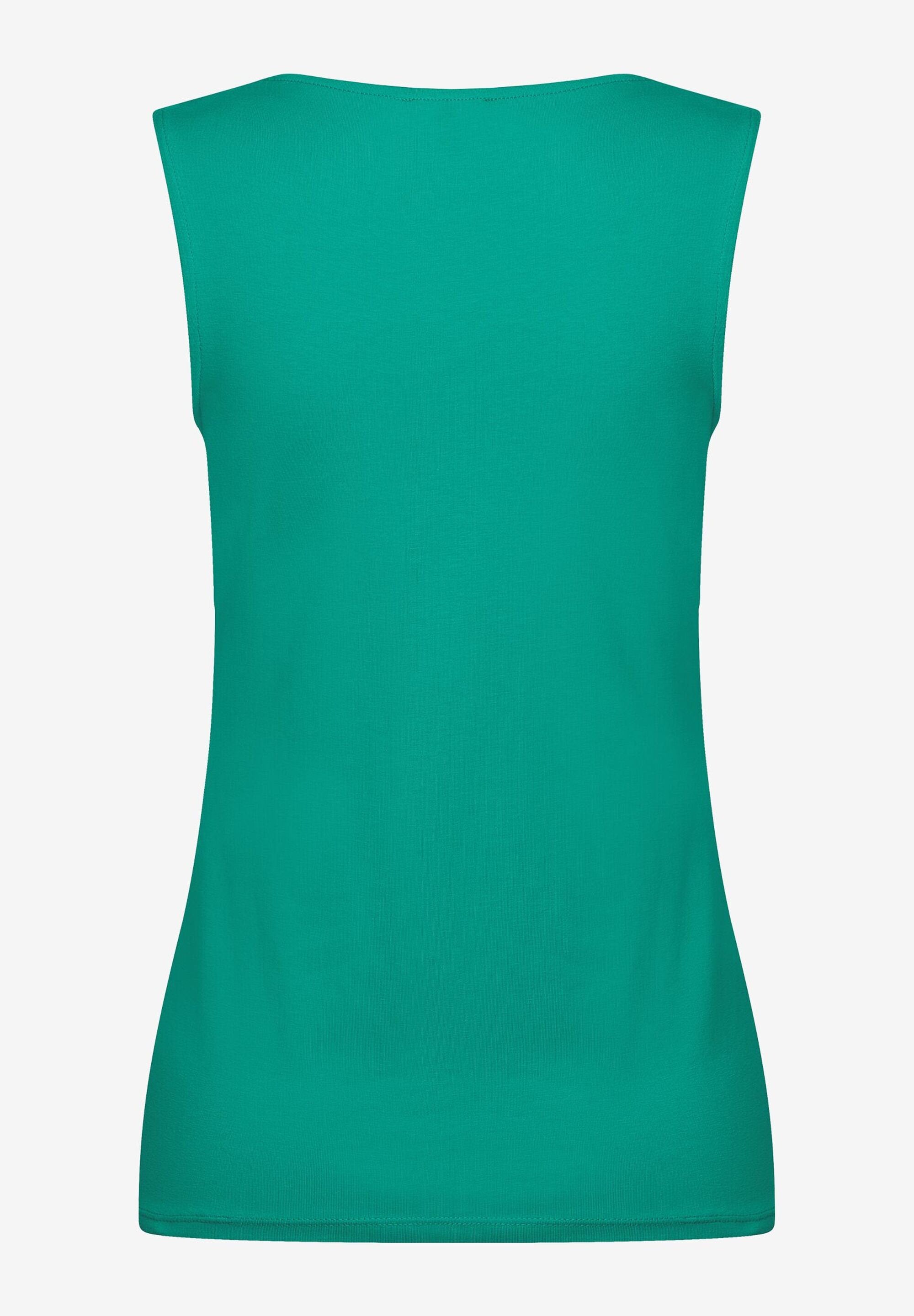 Green Cotton/Stretch Top_41050566_0657_02