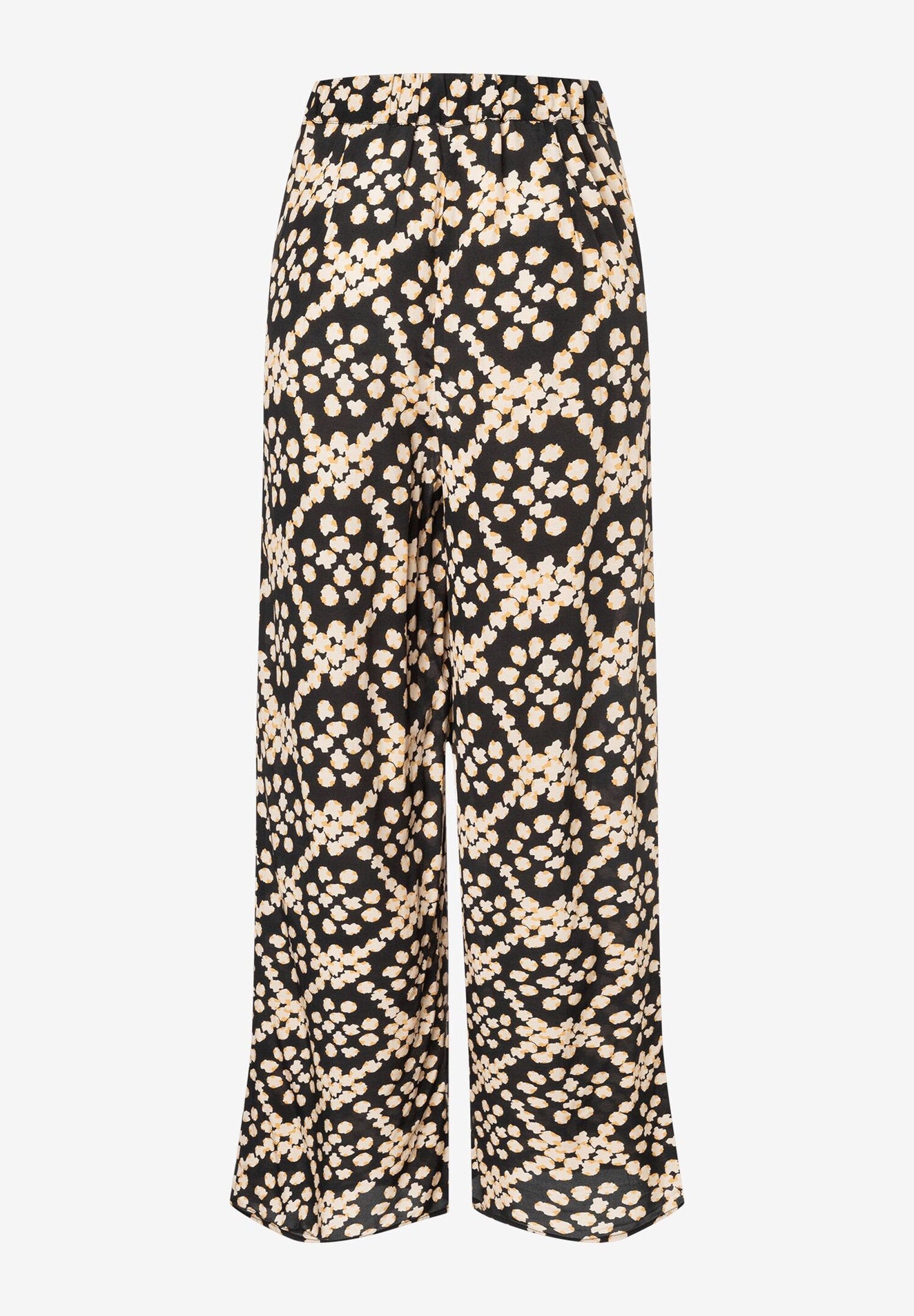 Dot Pattern Print Palazzo Trousers_41074003_3790_04