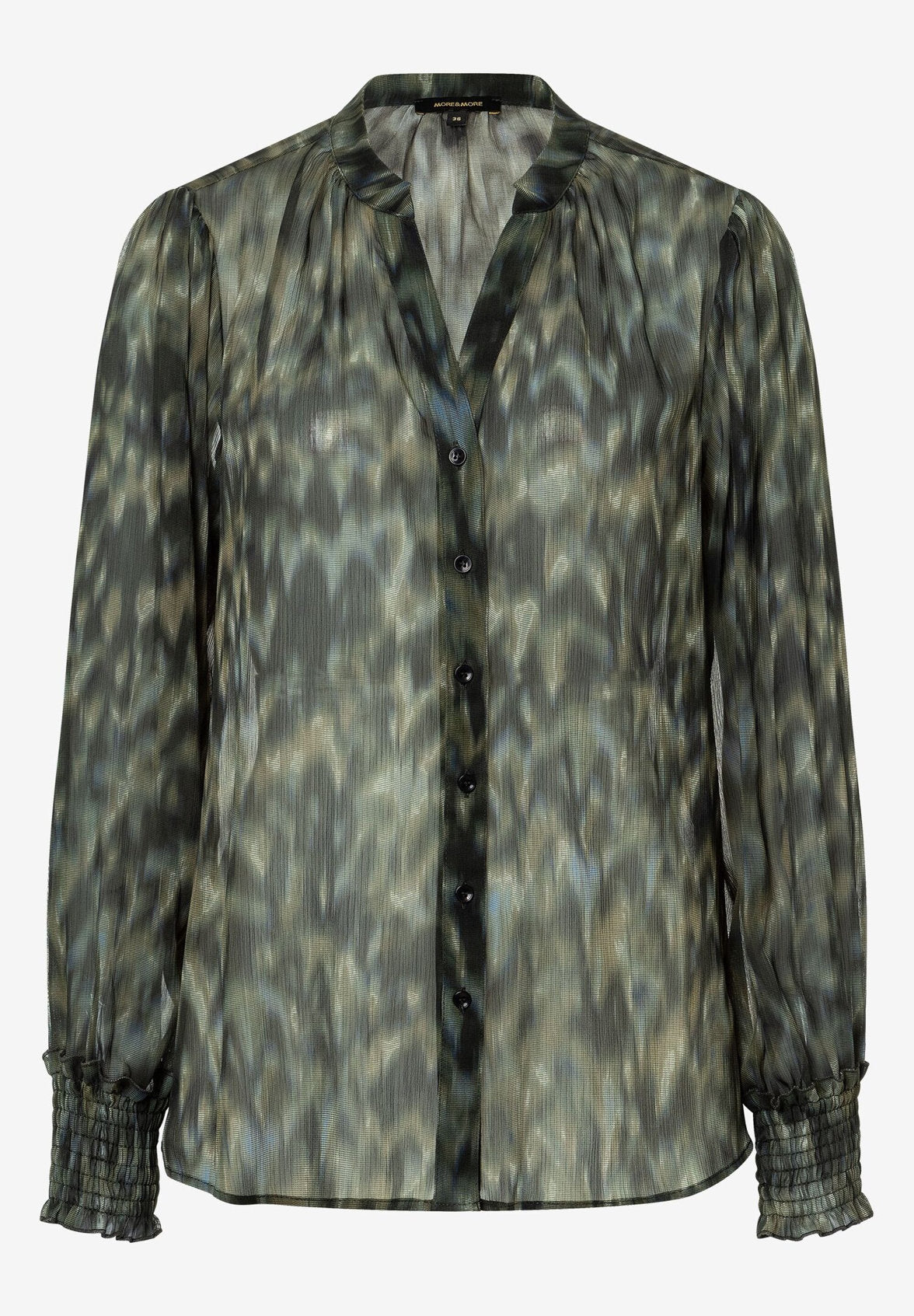 New Animal Print Chiffon Blouse_02