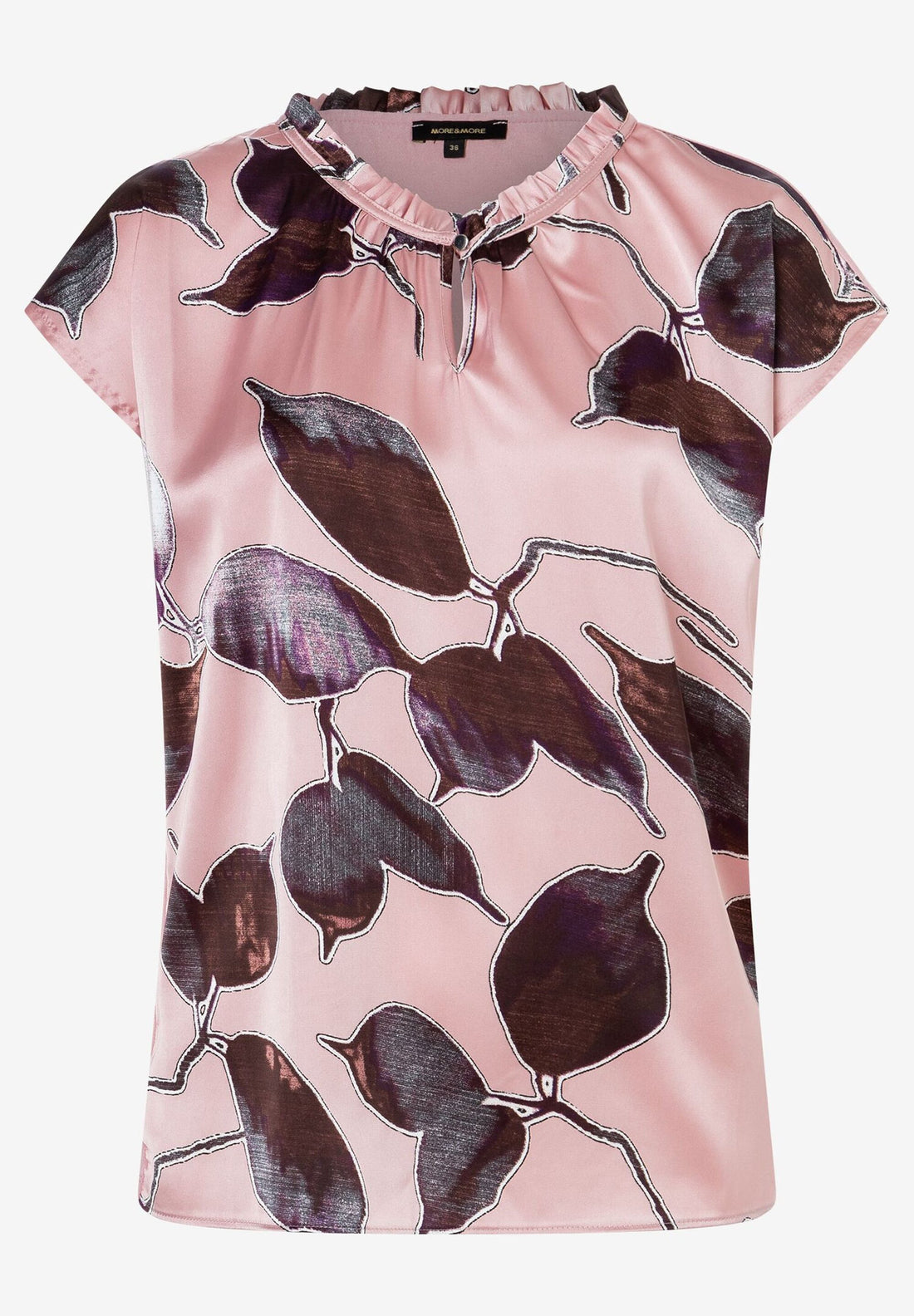 Leaf Print Blouse Shirt_41090006_4818_02