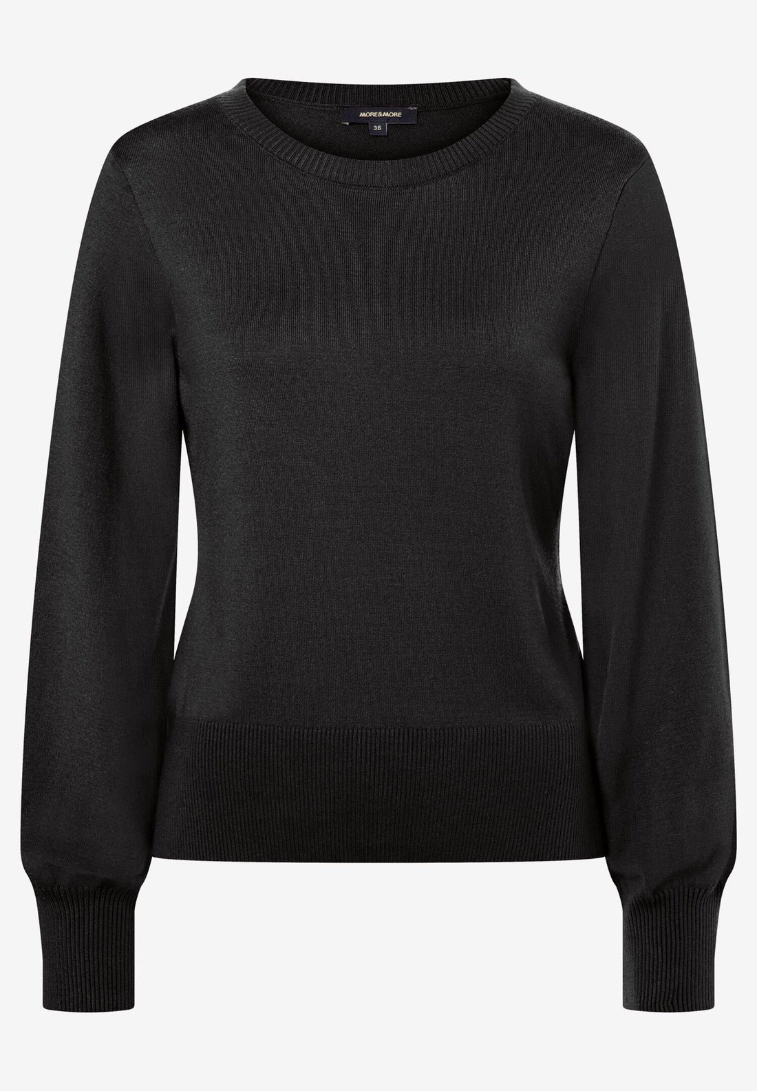 Black Fine Knit Sweater_41091020_0790_01