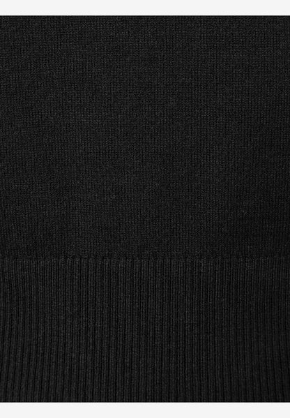 Black Fine Knit Sweater_41091020_0790_03