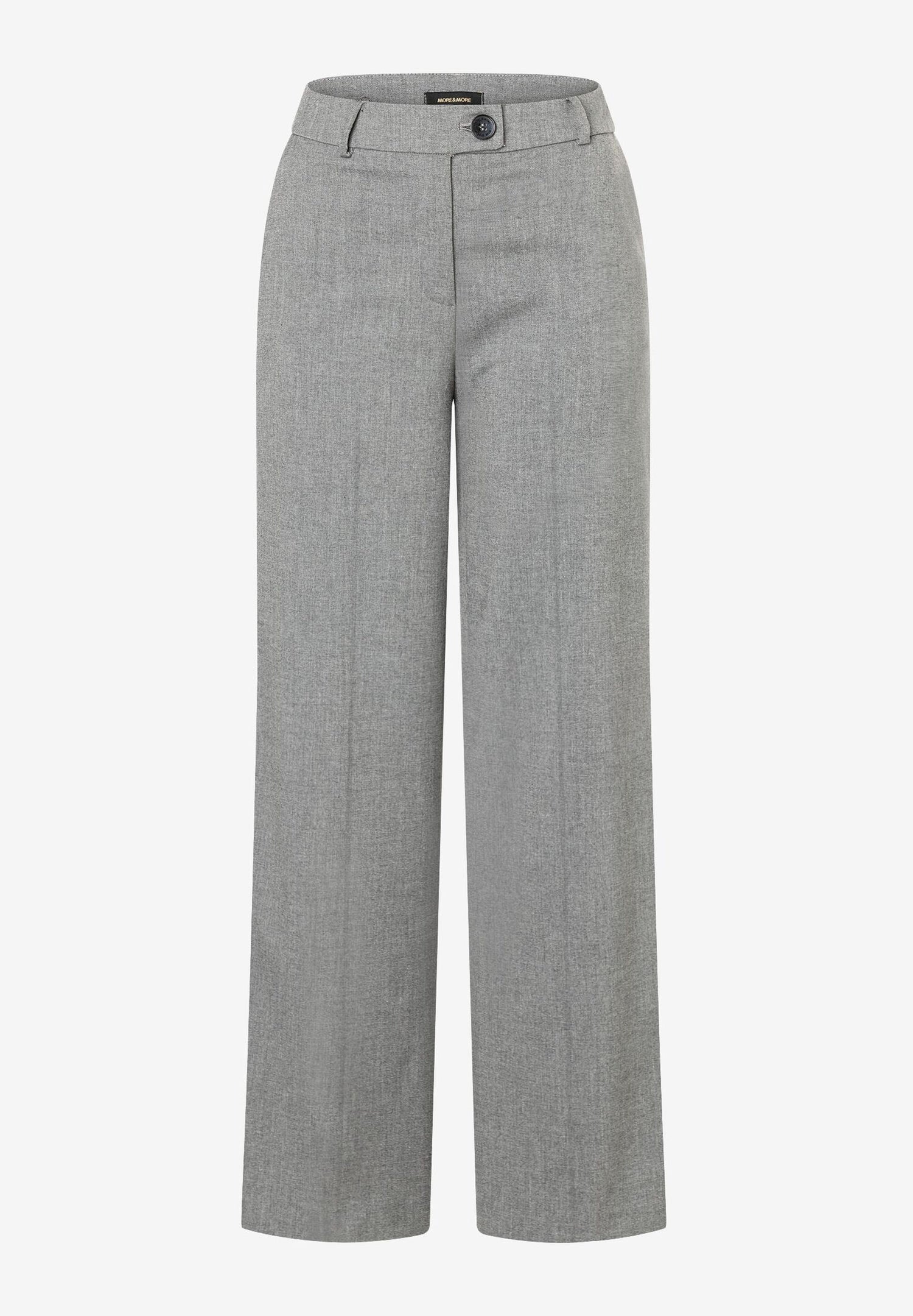 Gray Melange Trousers_41094007_0740_01