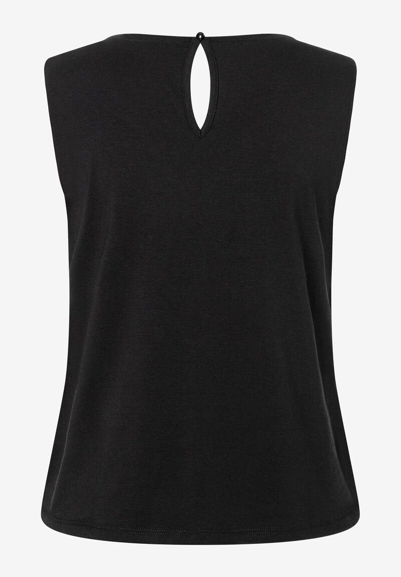 More &amp;  More_Black Sequin Top_41650087_0790_02