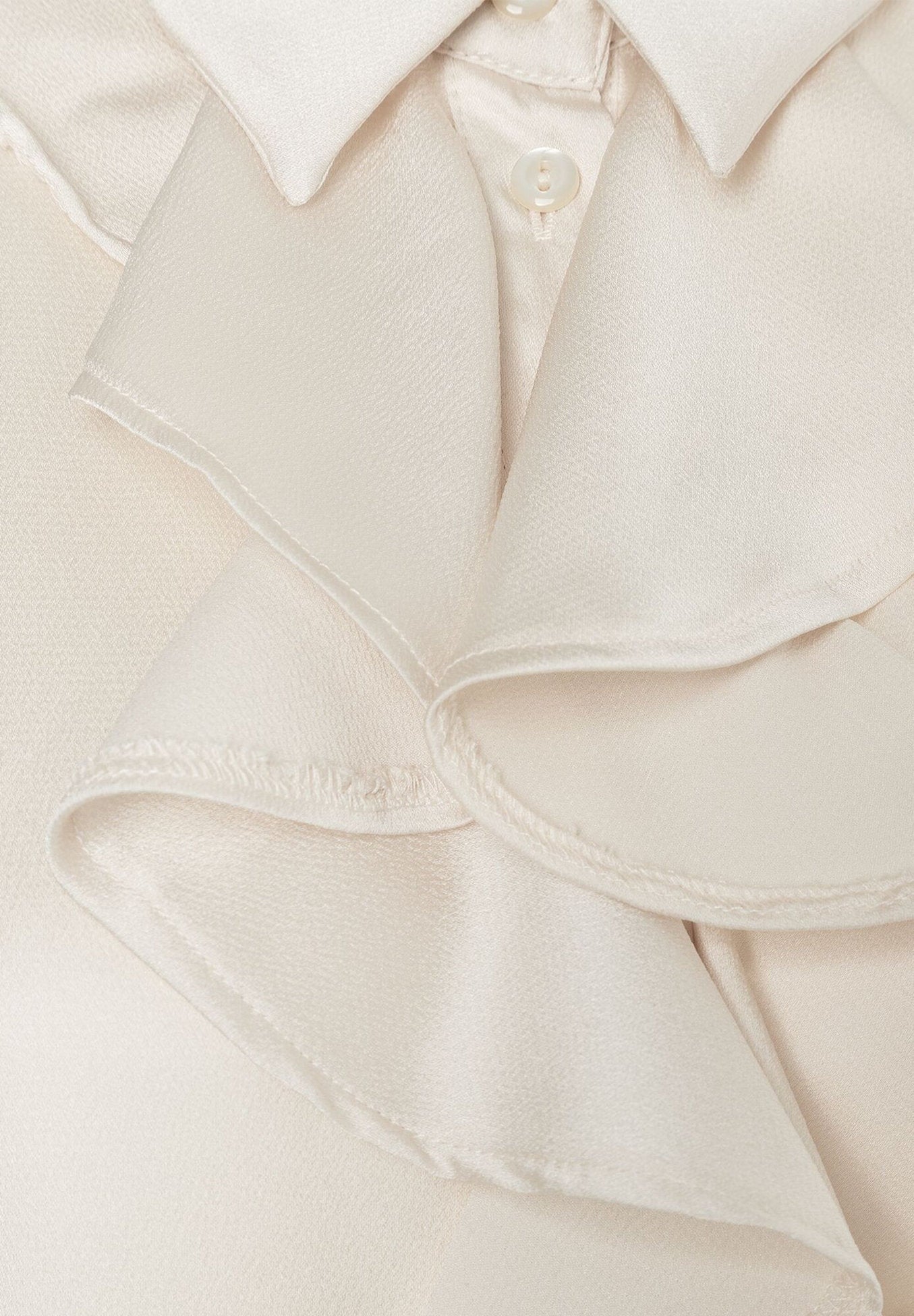 More &amp;  More_Ruffles Satin Blouse_41652081_0031_04