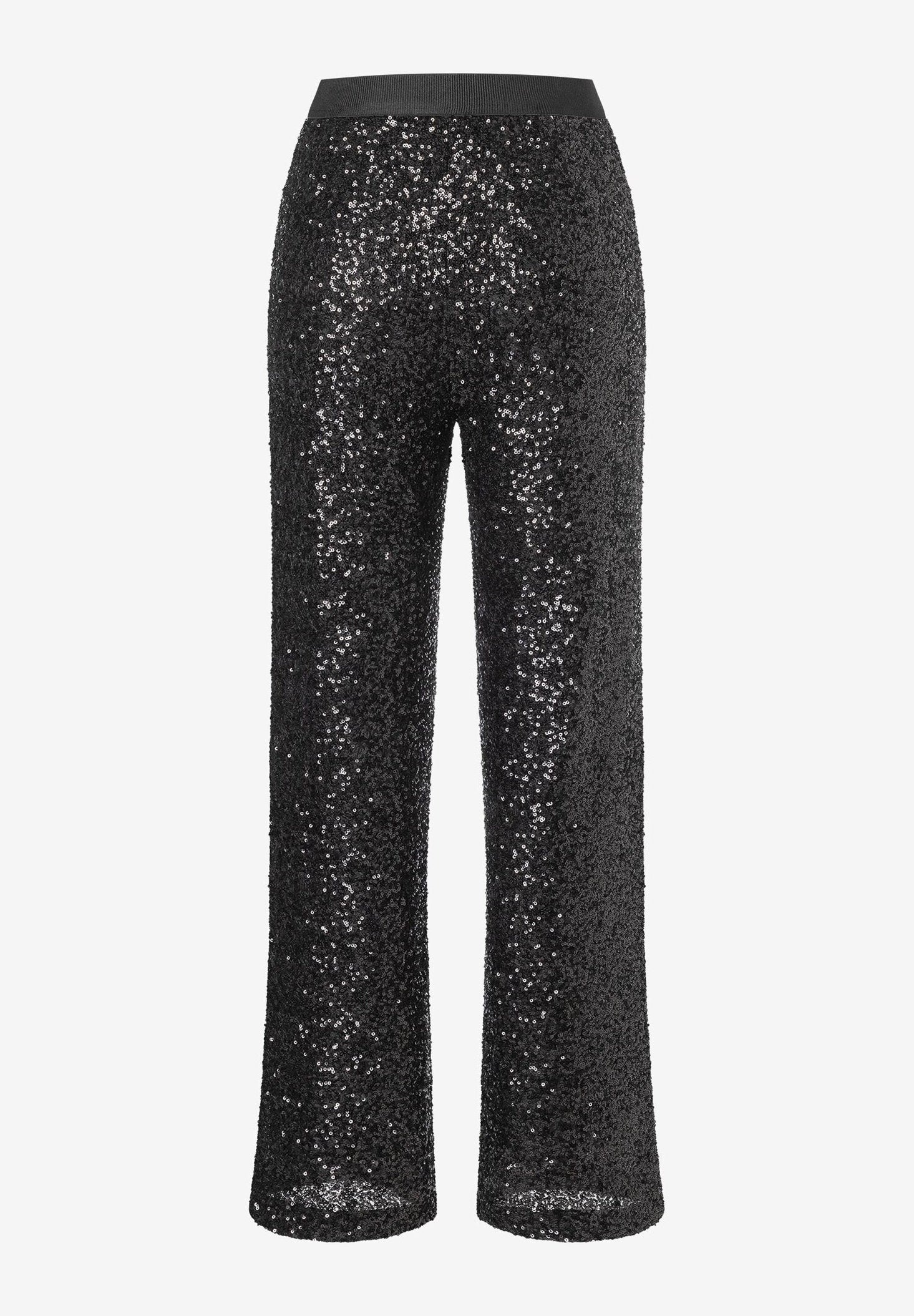 More &amp;  More_Black Sequin Pants_41654080_0790_03